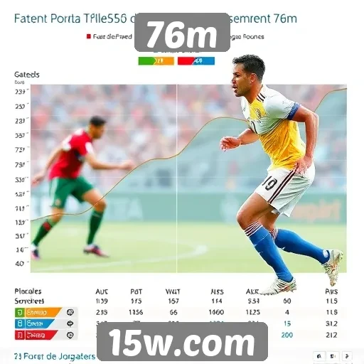 Avaliação do desempenho de 76m entre jogadores